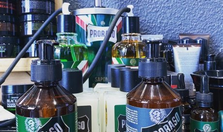 Salon pour la vente de produits d'entretien de barbe Tavaux 